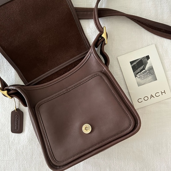 Vintage coach leather satchel side bag - Picture 7 of 8